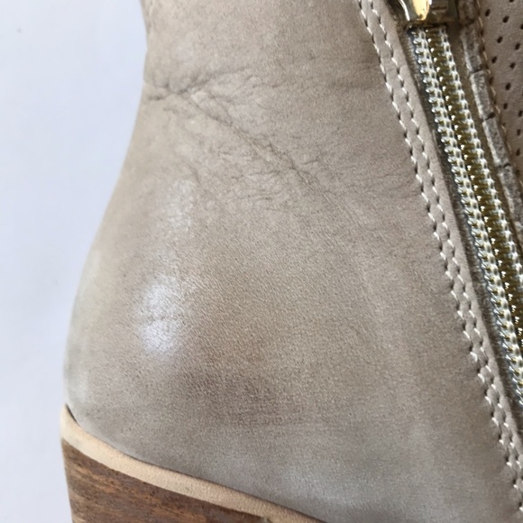 Vera Gomma Suede and Leather Ankle Boots - Picture 14 of 14